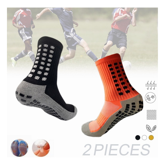 Calcetas Antideslizantes Fútbol 2 Pares