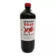 Salsa Soya Oscura Marca Dragón Rojo - Botella Pet Cont. Neto: 1 Litro - Ideal Para Preparaciones De Comida Oriental (china, Japonesa, Tailandesa, Coreana)