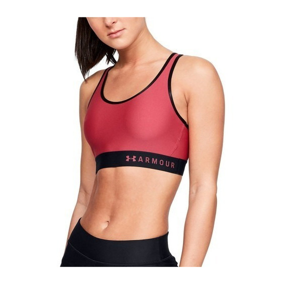 Top Bra Deportivo Under Armour Mujer Rosa Armour 1307196671