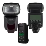 Kit 2x Flashes Phottix Juno + Emisor P/ Canon Nikon Fuji