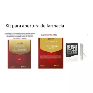 Suplementos Farmacopea Feum Y Termohigrometro Para Farmacias