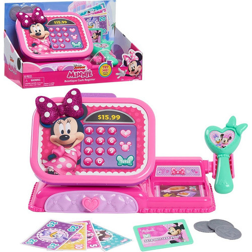 Disney Just Play ® Caja Registradora Minnie Mouse Mimi Ev Color Rosa