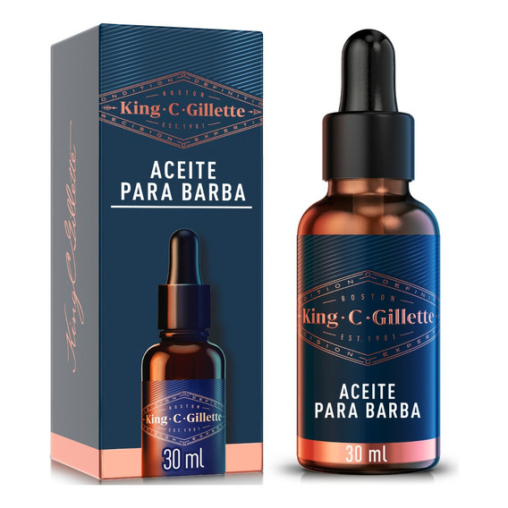 Aceite Para Barba King C Gillette De 30ml	