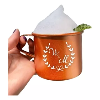 Kit 100 Canecas Moscow Mule Personalizadas 350ml