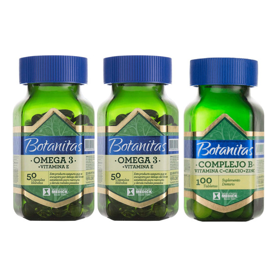 Omega 3 Botanitas + Complejo B - Unidad a $418