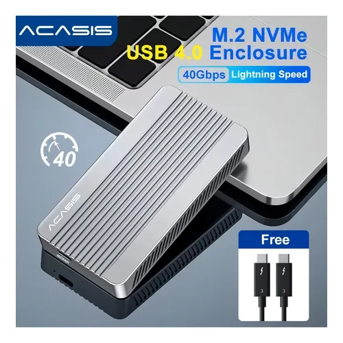 Case Acasis Usb 4.0 M.2 Nvme Enclosure 40gbps Nvme M.2 Ssd Case Acasis Usb 4.0 M.2 Nvme Enclosure 40gbps Nvme M.2 Ssd