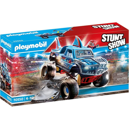 Bloques Para Armar Playmobil Stuntshow Camioneta Tiburón Cantidad de piezas 45