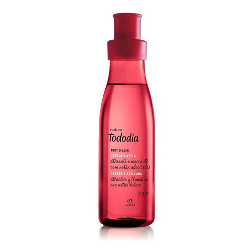 Body Splash Deo-Body de cereza y avellana de Natura Tododia, 200 ml