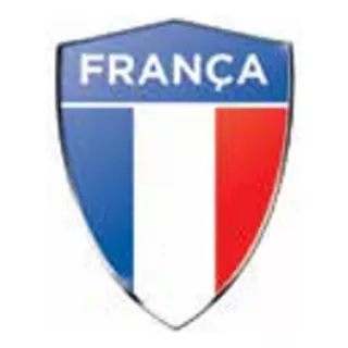 Calco Adhesivo Escudo Francia Con Moldura