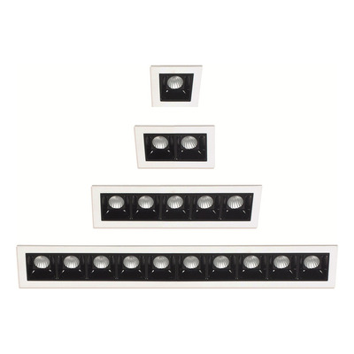 Plafon Embutir 1 Luz 2w Gyon Plus Antideslumbrante Lucciola