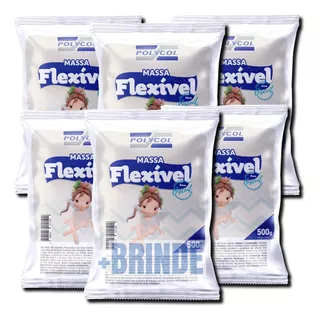 Polycol Massa De Biscuit Flexivel Natural - 6 Un Na Promoção