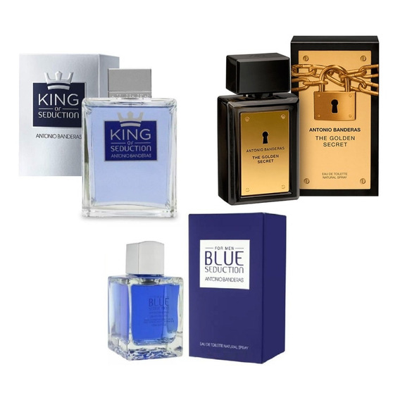 Perfume Promo Set X 3 Antonio Banderas Originales Importados