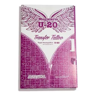 100 Hectográfico Stencil Tatoo Magistério U20 Roxo