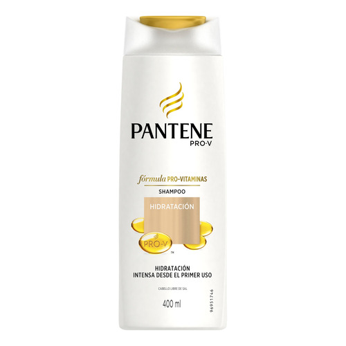 Shampoo Pantene Pro-V Hidratación en botella de 400mL por 1 unidad