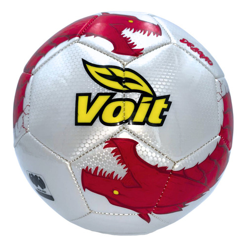 Balón Fútbol Voit Dragao No 5 S200 Recreativo Entrenamiento Color Rojo