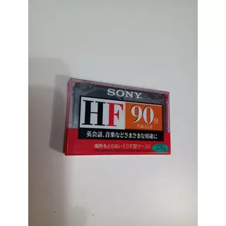 Fita Cassete Sony Hf 90 Lacrada Edição Japão