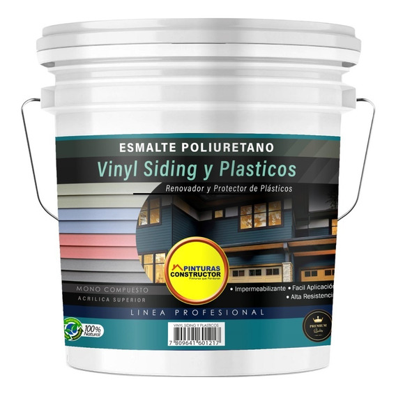 Pintura Poliuretano Siding Vinyl-pvc Azul Ageo2 Galón 4 Lts