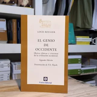 El Genio De Occidente, De Louis Rougier. Unión Editorial En Español