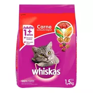 Alimento Whiskas Original Para Gato Adulto Sabor Carne En Bolsa De 1.5kg