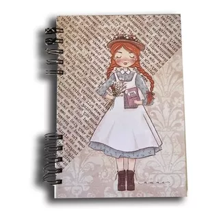 Caderno Espiral Anne