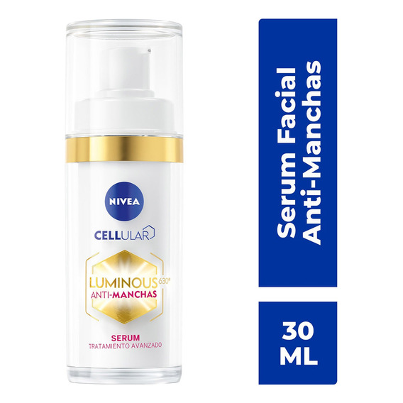 Serum Nivea Luminous 630 Anti manchas Ácido Hialurónico 30ml Tipo de piel Todos