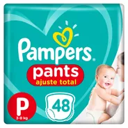 Pañales Pampers Pants Ajuste Total  P 48 u