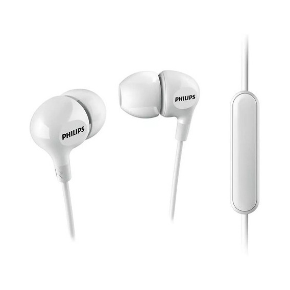 Auriculares In Ear Philips She3555 Manos Libres Color Blanco