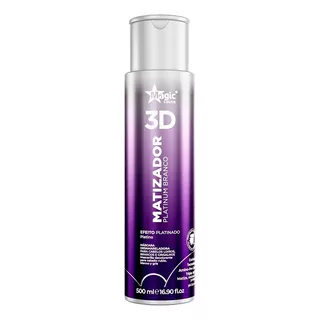  Magic Profissional Matizador 3d Platinum Branco  Platinum Branco