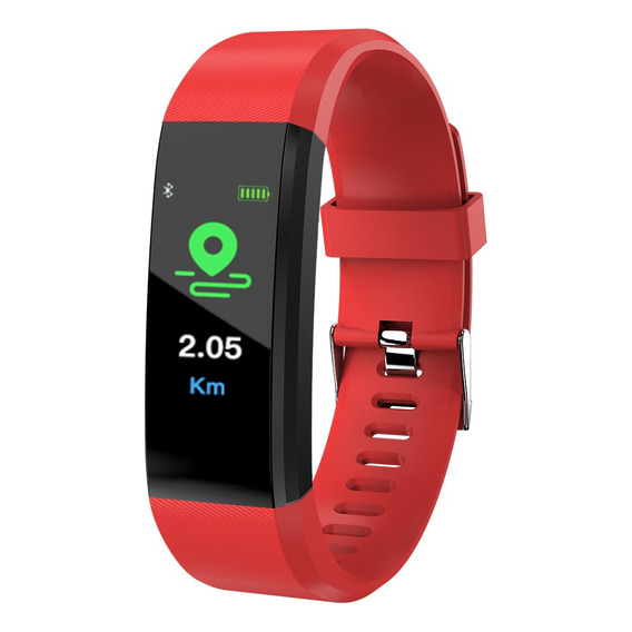 Smartband Fit Sk-fb2401 Ro Kassel Color de la caja Blanco Color de la malla Rojo Diseño de la malla Goma