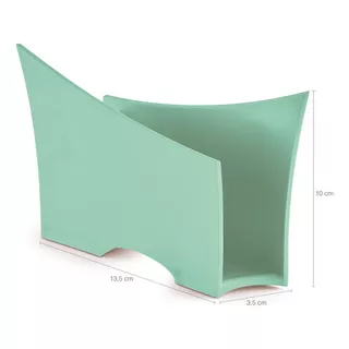 Porta Guardanapos De Papel Suporte Guardanapo Para Mesa Uz Cor Verde Menta