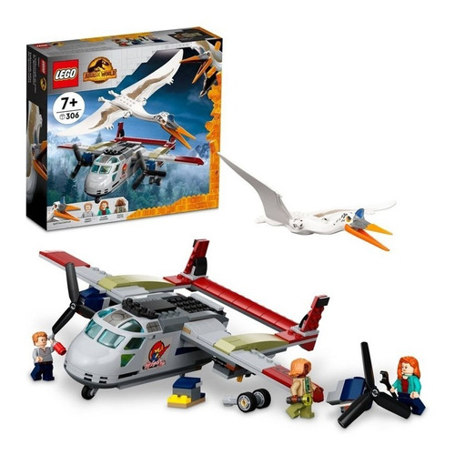 Kit Lego Jurassic World Emboscada Aérea Quetzalcoatlus 76947 Cantidad de piezas 306