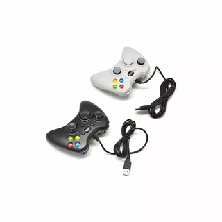 Control Xbox 360 - Pc Alambrico Analogos Ergonomico Promo