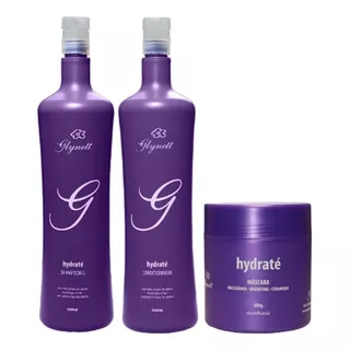 Glynett Kit De Hidratação Capilar Profissional Hydrate