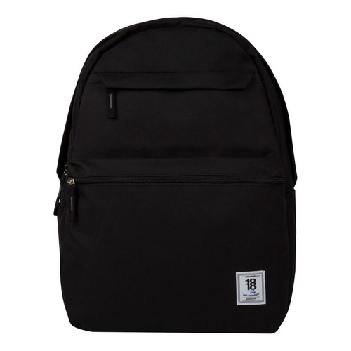 Mochila escolar Chenson Escolar 1818 color negro diseño lisa 27L