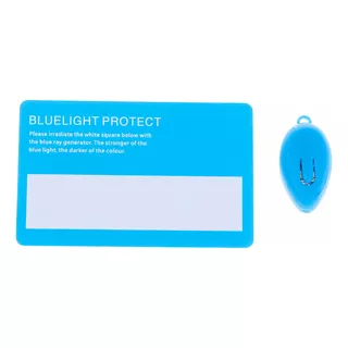 Cartão De Teste + Lanterna P/ Testar Óculos Anti Luz Azul Uv