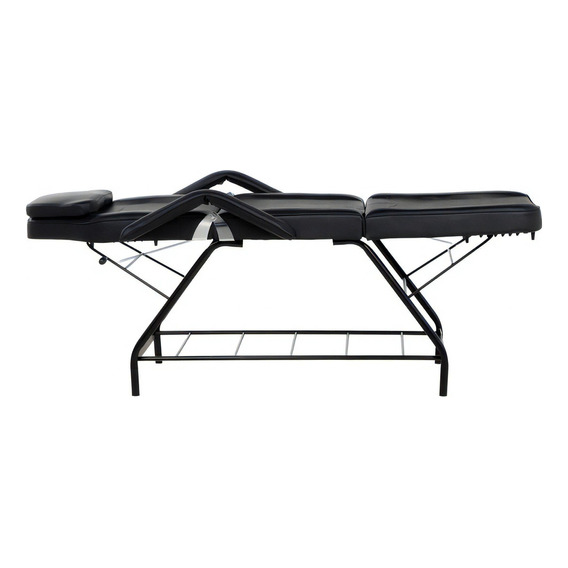 Cama Masaje Silla Para Faciales Reclinable Spa Profesional Color Negro