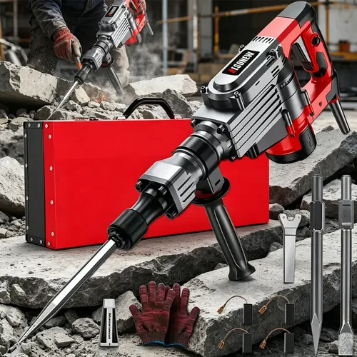 Demoledor Rompedor De Concreto Uso Rudo Hex Industrial
