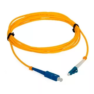 Cable Fibra Optica Monomodo 10 Metros Lc-upc A Sc-upc