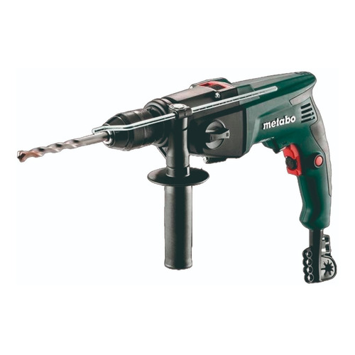 Taladro Electrico Percutor Metabo Sbe 760 13mm 760w Variable Color Verde oscuro