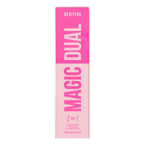 
Aceite Y Lubricante Saborizado Magic Dual 100ml Sexitive Sabor Frutos rojos