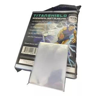 125 Protectores Titanshield 67x94mm, Magic, Yugioh, Etc