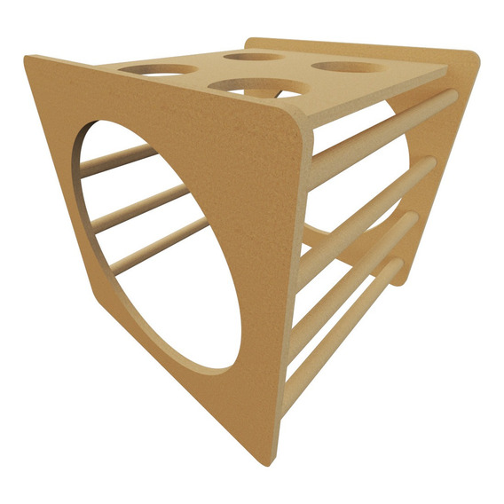 Cubo Trepador Didáctico  Montessori Waldorf  Pilker Mdf 18mm