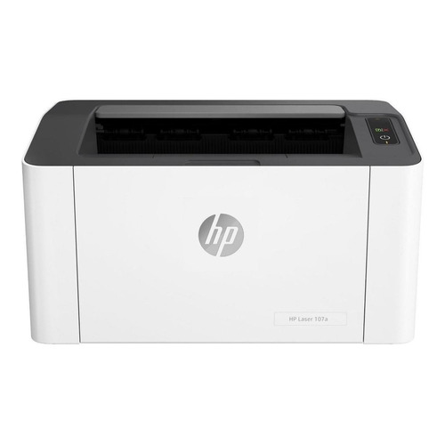 Impresora simple función HP LaserJet 107a blanca y negra 110V - 127V