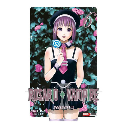 Panini Manga Rosario Vampire Second S N.6, De Akihisa Ikeda. Serie Rosario  Vampire, Vol. 6. Editorial Panini, Tapa Blanda, Edición 1 En Español, 2021