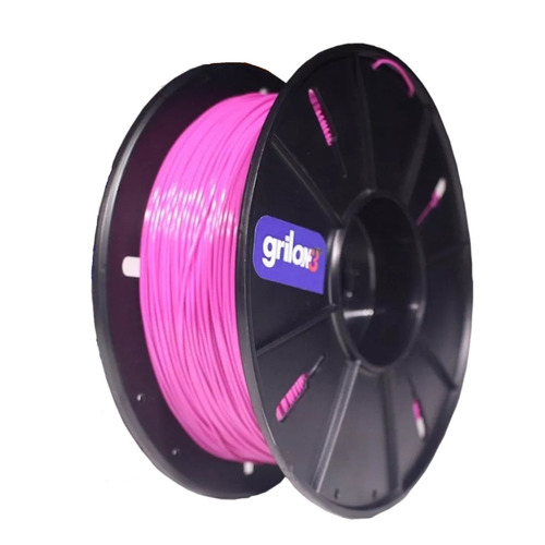 Filamento 3D ABS Grilon3 de 1.75mm y 1kg fucsia