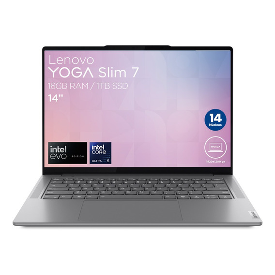 Laptop Lenovo Yoga Slim 7  Intel Ultra 5 16gb + 1tb Ssd Ia