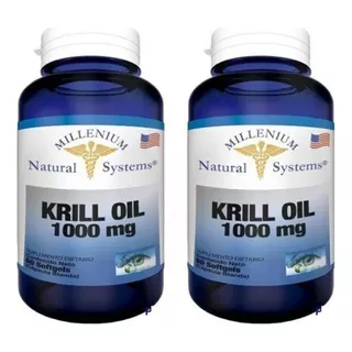 X2 Krill Oil 1000 Mg Omega Aceite - Unidad a $1418