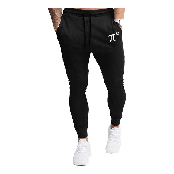 Jogger Deportivo Para Hombre Slim Fit Elástico Pi Bordado