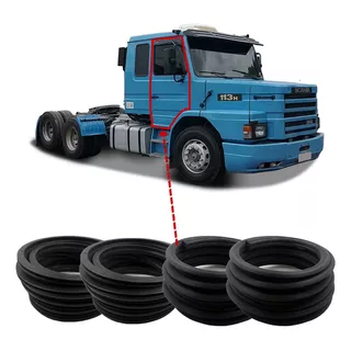 Kit Borracha 2 Portas Ext E Inter Scania T-r 113 1981 A 1998