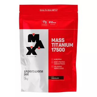 Mass Max Titanium 17500- Sabor Chocolate - Refil 3k